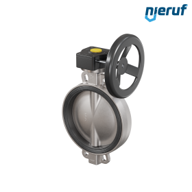 vanne papillon en acier inoxydable DN300 PN16 AK08 EPDM volant