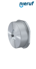 clapet anti-retour DN 50 acier inoxydable 1.4408 métal PN 6/10/16/25/40 DIN EN 1092-1 Forme B