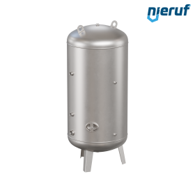 Réservoir d'eau sous pression debout BE04 750 litres, 0-6 bar, acier inoxydable
