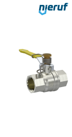 robinet à boisseau sphérique avec ressort de rappel DN25 - 1" pouce GK13