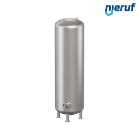 Réservoir d'eau sous pression debout BE04 10000 litres, 0-10 bar, acier inoxydable