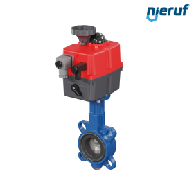 vanne papillon DN 50 avec oreilles centrées / wafer actionneur électronique 24-240V DVGW gaz
