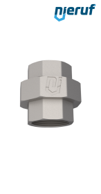 3/3 raccord union 3/8" pouce acier inoxydable 316 femelle