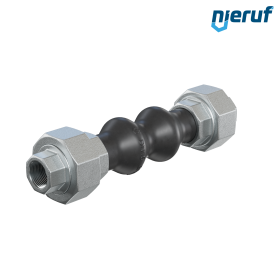 Compensateur G 1/2" pouce Modèle KP02 acier galvanisé EPDM