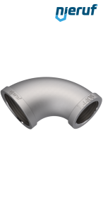 raccord coudé réducteur 1/2" x 3/8" pouce acier inoxydable 316 femelle