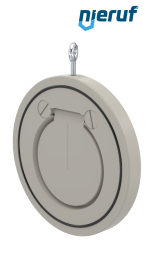 clapet anti-retour entre brides type wafer DN100 ZR06 plastique PP-H EPDM