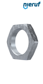 Raccord en fonte malléable contre-écrou n° 310, DN25 - 1" pouce galvanisé Raccord en fonte malléable contre-écrou n° 310, DN25 - 1" pouce galvanisé