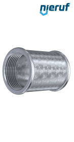 Raccord en fonte malléable manchon n° 270, DN65 - 2 1/2" pouce galvanisé
