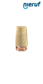 silencieux en bronze fritté de 1/2" pouce silencieux en bronze fritté de 1/2" pouce