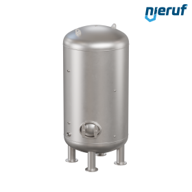Réservoir d'eau sous pression debout BE04 4000 litres, 0-6 bar, acier inoxydable