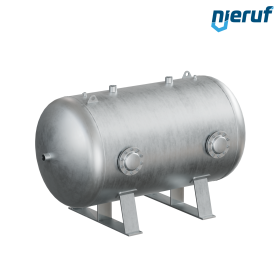 Réservoir sous vide allongé BE03 1500 litres, -1-3 bar, acier apprêté Réservoir sous vide allongé BE03 1500 litres, -1-3 bar, acier apprêté