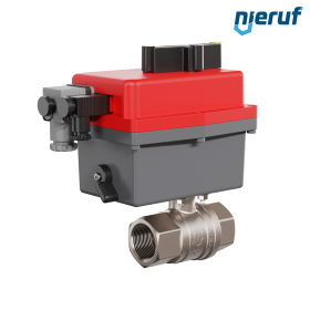 robinet à boisseau sphérique en laiton DN25 - 1" pouce électrique 100-240V EK01