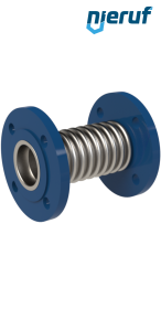 Compensateur axial DN50 Modèle KP03 bride acier manchon acier inoxydable Compensateur axial DN50 Modèle KP03 bride acier manchon acier inoxydable