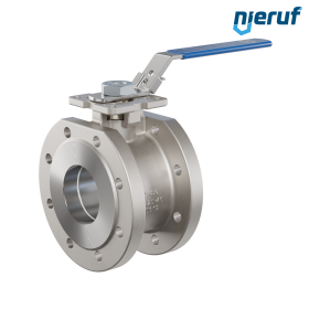 robinet à boisseau sphérique compact DN80 PN40 FK04 acier inoxydable 1.4408