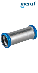 manchon coulissant F x F DN25 - 28,0 mm acier inoxydable manchon coulissant F x F DN25 - 28,0 mm acier inoxydable