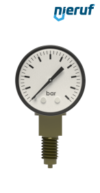 manomètre G 1/4" radial 50 mm acier MM03 0 - 10,0 bar