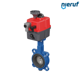 vanne papillon DN 65 avec oreilles centrées / wafer actionneur électronique 24-240V DVGW-eau potable