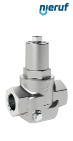 réducteur de pression pour vapeur 1" pouce DM21 acier inoxydable PTFE / EPDM / FEPM 4.0 - 10.0 bar