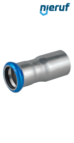 raccord de réduction à sertir M DN20 x DN15 acier inoxydable raccord de réduction à sertir M DN20 x DN15 acier inoxydable