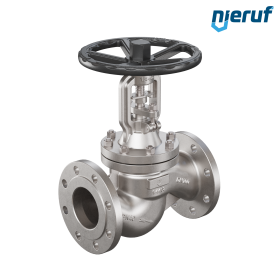 robinet à soupape avec soufflet DN40 PN40 AV06 acier inoxydable 1.4408 disque d'isolation