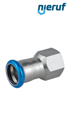 manchon de transition F  DN65 - 76,1 mm femelle 2 1/2" pouce acier inoxydable