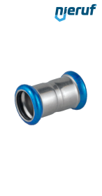 manchon à sertir F x F DN65 - 76,1 mm acier inoxydable