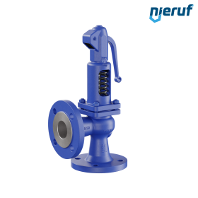 soupape de sûreté à brides DN50/DN50 SF0102, fonte grise EN-JL1040 EPDM, avec levier