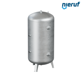 Réservoir haute pression debout BE02 3000 litres, 0-26 bar, acier galvanisé Réservoir haute pression debout BE02 3000 litres, 0-26 bar, acier galvanisé