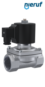 électrovanne G 3/4" pouce acier inoxydable EV06 FKM 24V DC