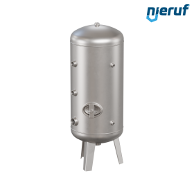 Réservoir d'eau sous pression debout BE04 150 litres, 0-6 bar, acier inoxydable